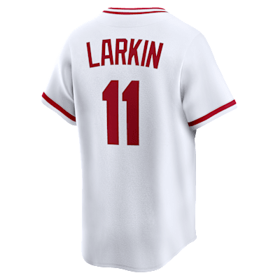 Barry Larkin Cincinnati Reds Cooperstown Men's Nike Dri-FIT ADV